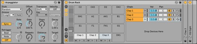 Ableton Live Arpeggiator