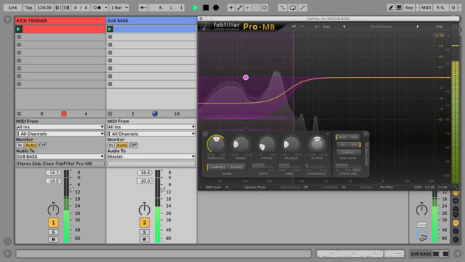 Ableton Live and Fabfilter Pro-MB