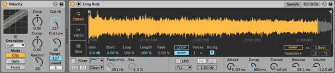 Velocity MIDI Effect