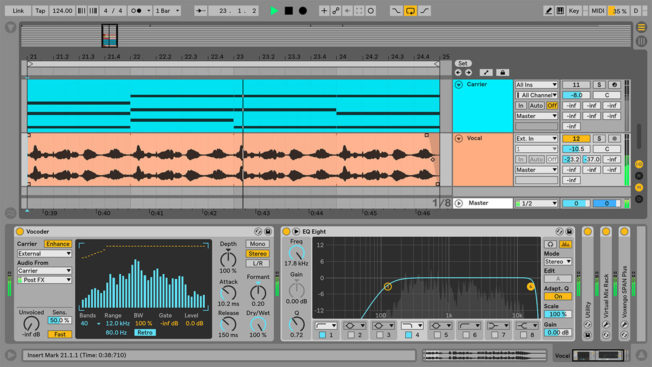 Ableton Live Vocoder