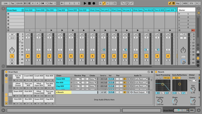 Ableton Live Drum Rack