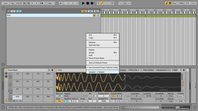 Ableton Live Sampler