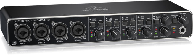 Behringer U-Phoria UMC404HD Audio Interface