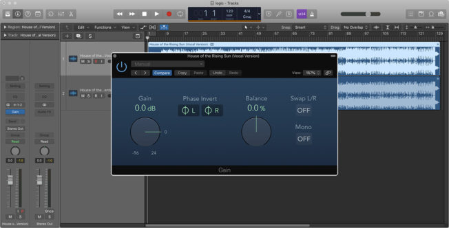 isolate vocals logic pro