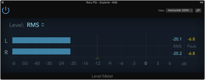 Logic Pro X Level Meter