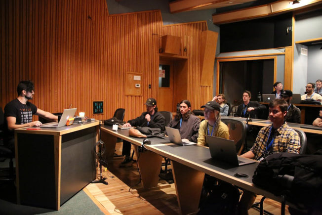 Students Learning at Icon Collective Music Production School