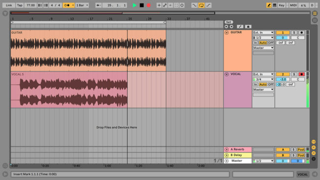 Recording Vocals in Ableton Live