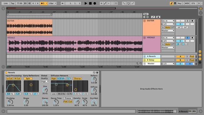 Ableton Live Reverb