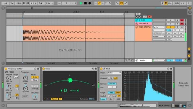 Tuning Drums in Ableton Live