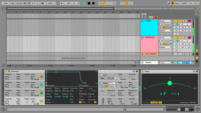 Tuning Drums in Ableton Live