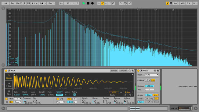 Tuning Drums in Ableton Live