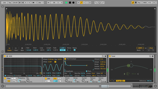 Tuning Drums in Ableton Live