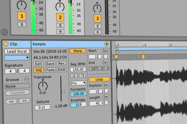 Warping Vocals in Ableton Live